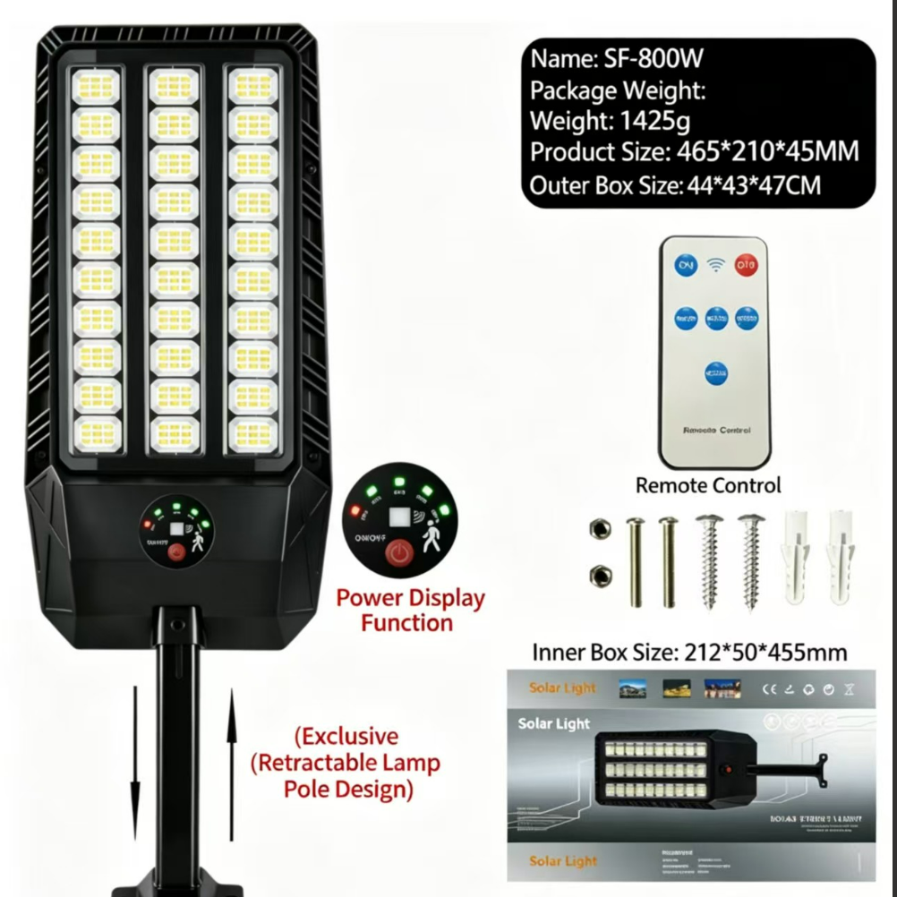⏰Last Day Promotion 50% OFF - Ultra Bright Solar Led Street Light System