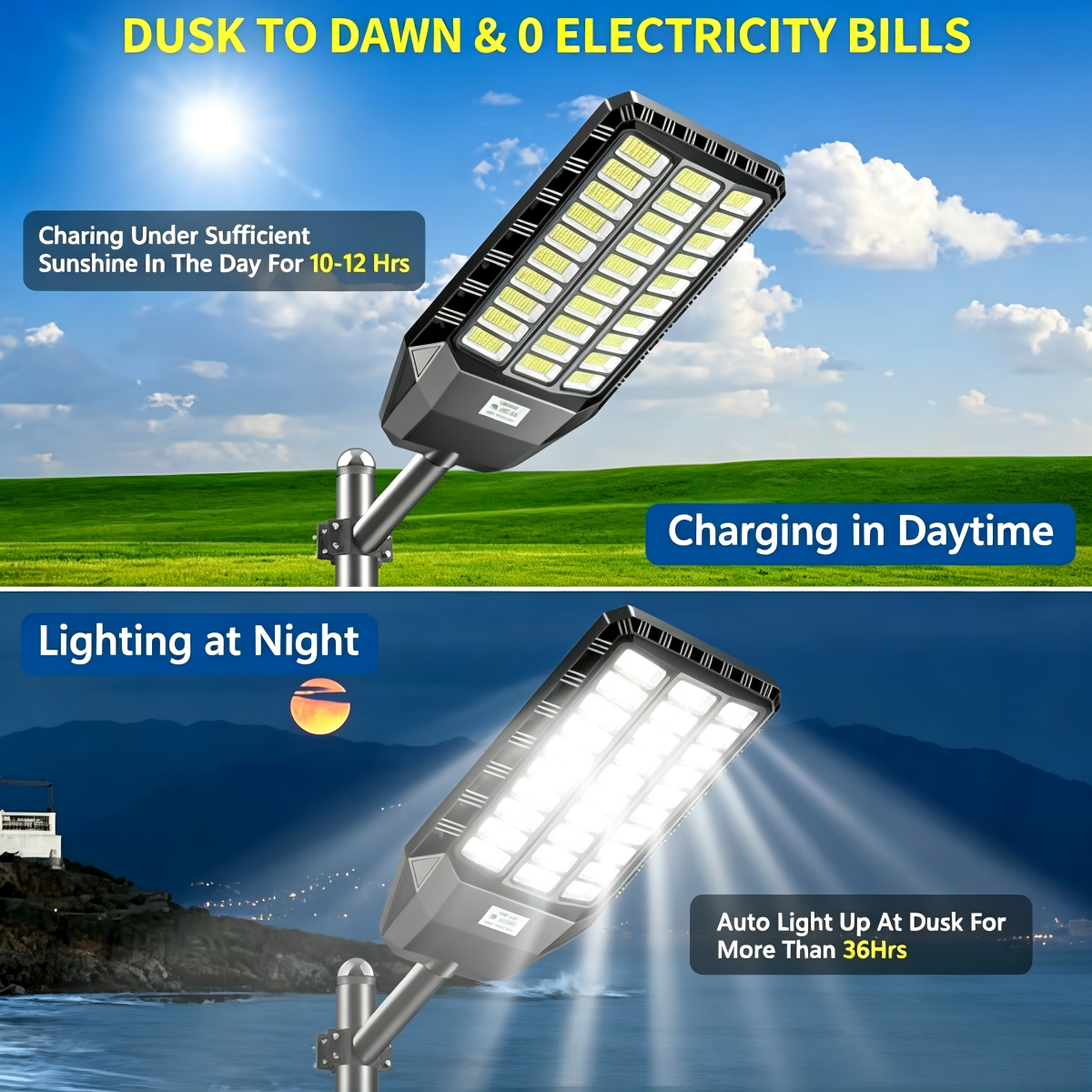 ⏰Last Day Promotion 50% OFF - Ultra Bright Solar Led Street Light System