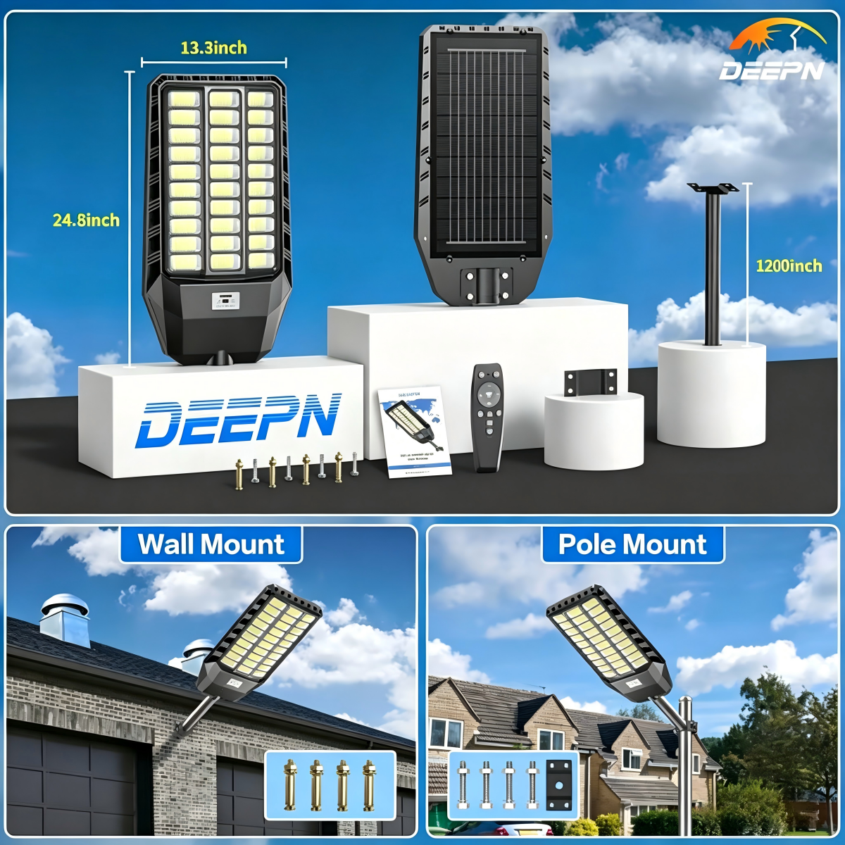 ⏰Last Day Promotion 50% OFF - Ultra Bright Solar Led Street Light System